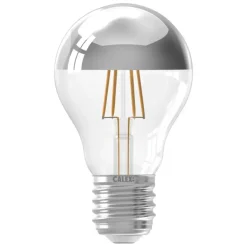 Calex LED kopspiegellamp - chromekleur - E27 - 4.5W - 470LM - dimbaar