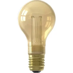 Calex LED standaardlamp - goudkleur - E27 - 3,5W - 120LM - dimbaar