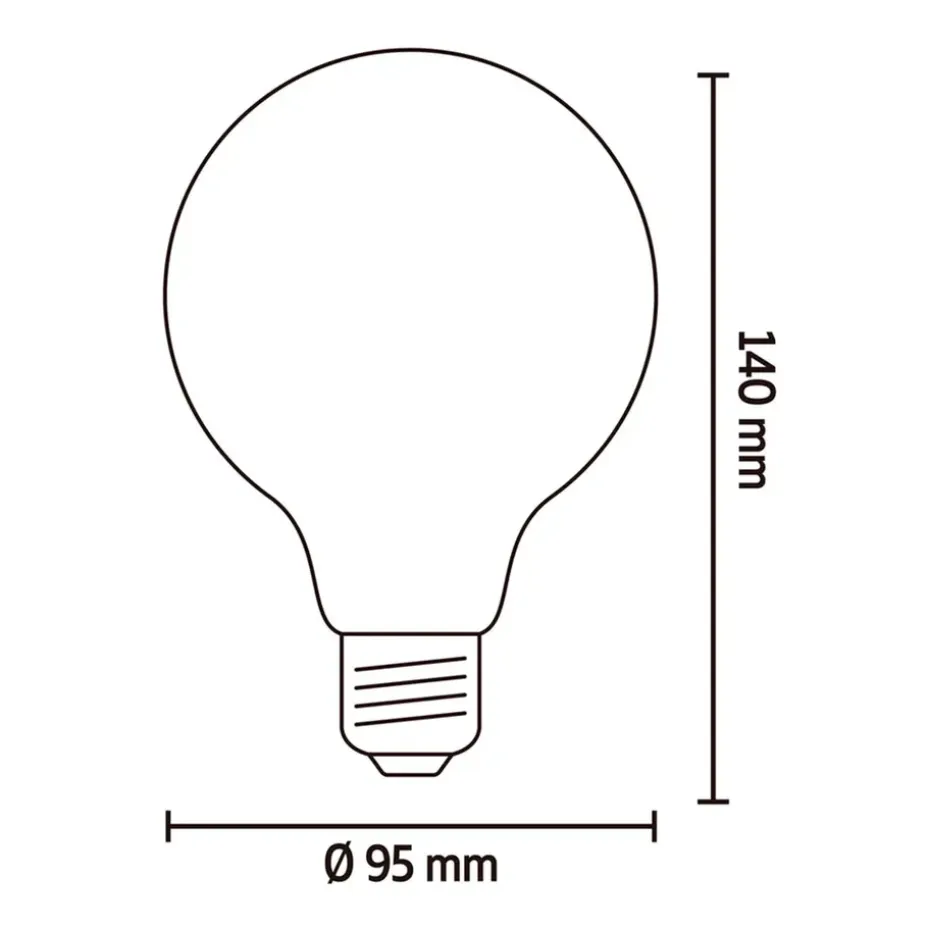 Calex Smart LED-globelamp - goudkleur - 7W