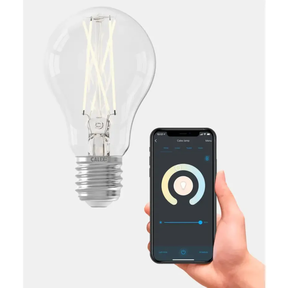 Calex Smart LED-standaardlamp - transparant - 7W