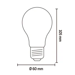 Calex Smart LED-standaardlamp - transparant - 7W