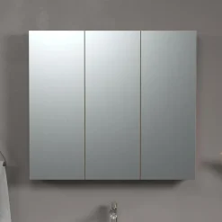 CALICOSY - Badkamerkast met spiegel PUREBLISS - 20x90x80 cm
