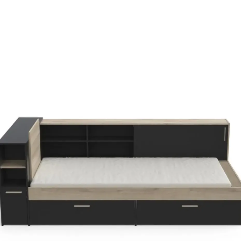 CALICOSY - Bed LIFE - - 87,7x119,2x229,4 cm