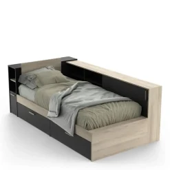 CALICOSY - Bed LIFE - - 87,7x119,2x229,4 cm