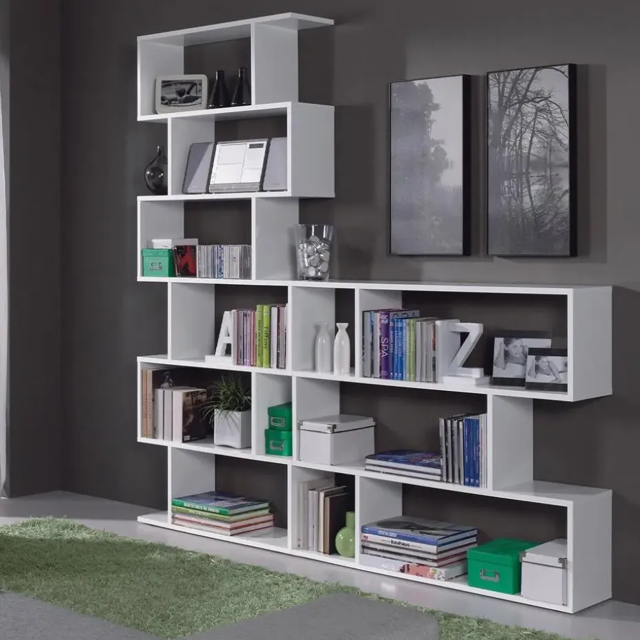 CALICOSY - Boekenkast ATHENA - 192x80x24 cm