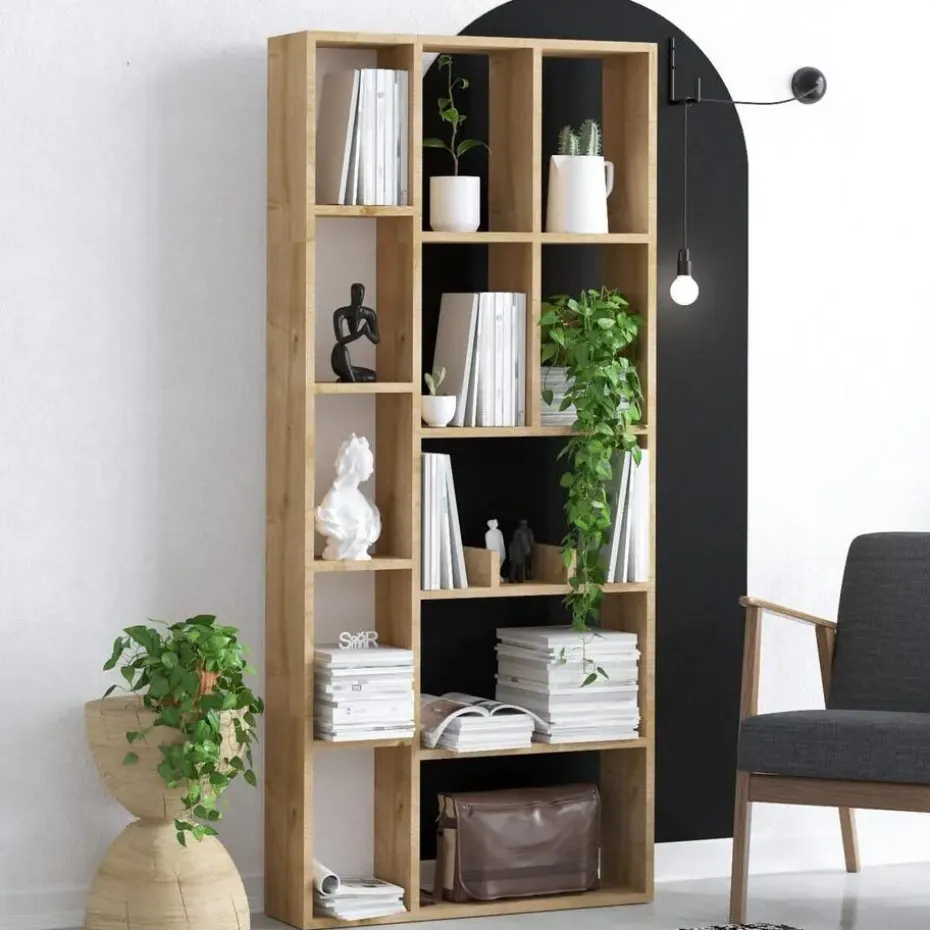 CALICOSY - Boekenkast DEMIOS - 170x75x18 cm