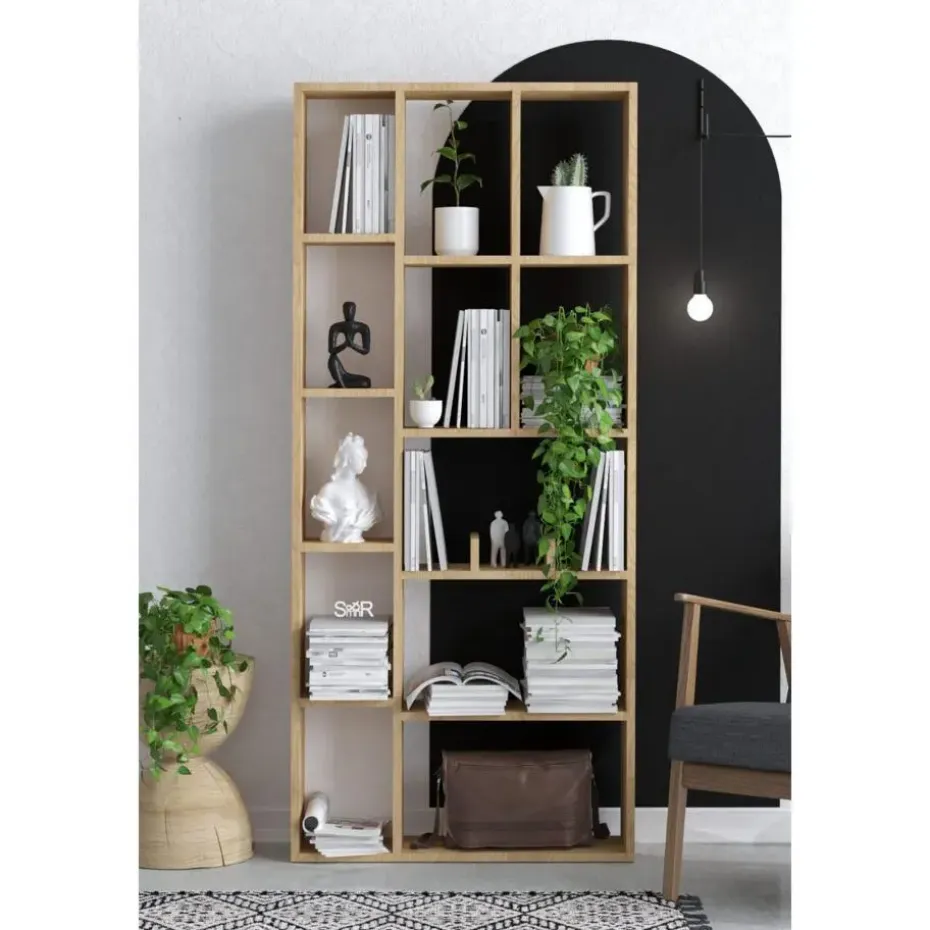CALICOSY - Boekenkast DEMIOS - 170x75x18 cm