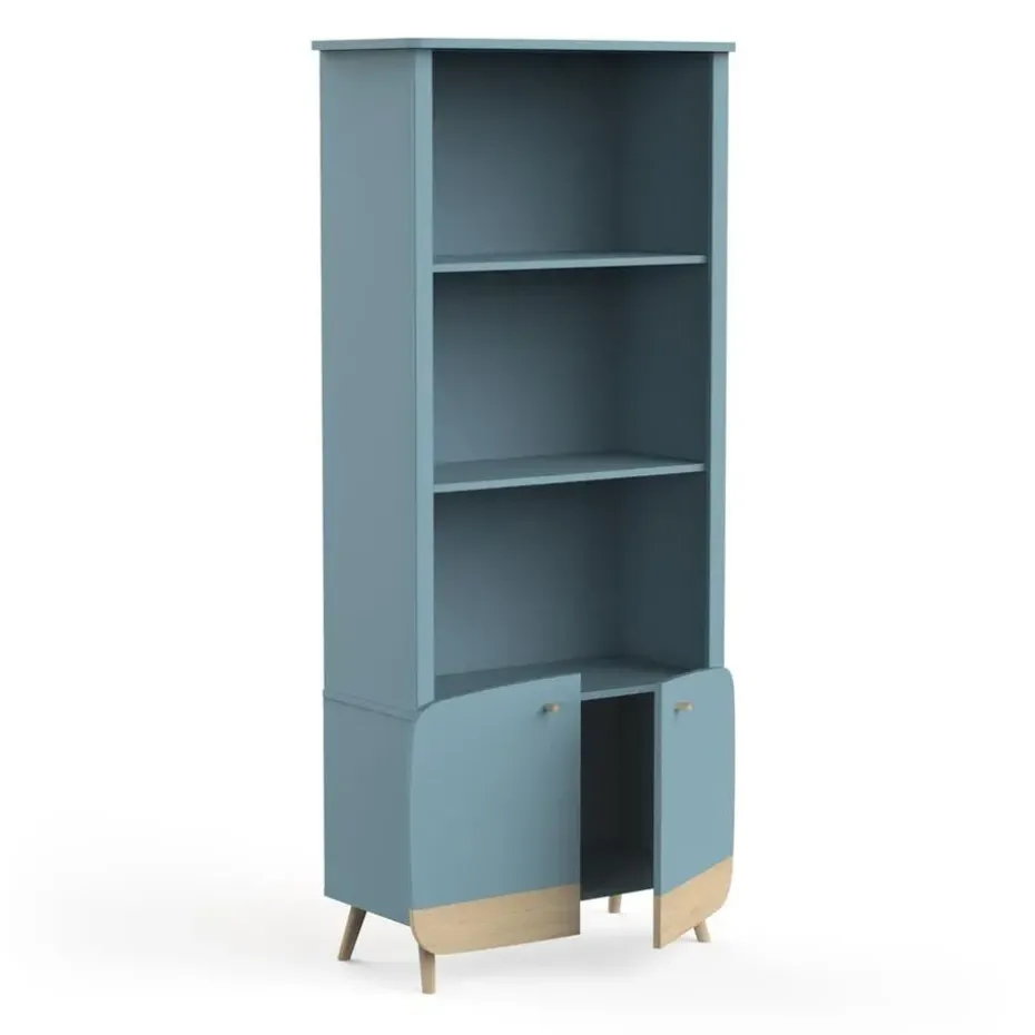 CALICOSY - Boekenkast FIRMIANA - 36,6x177x77,4 cm