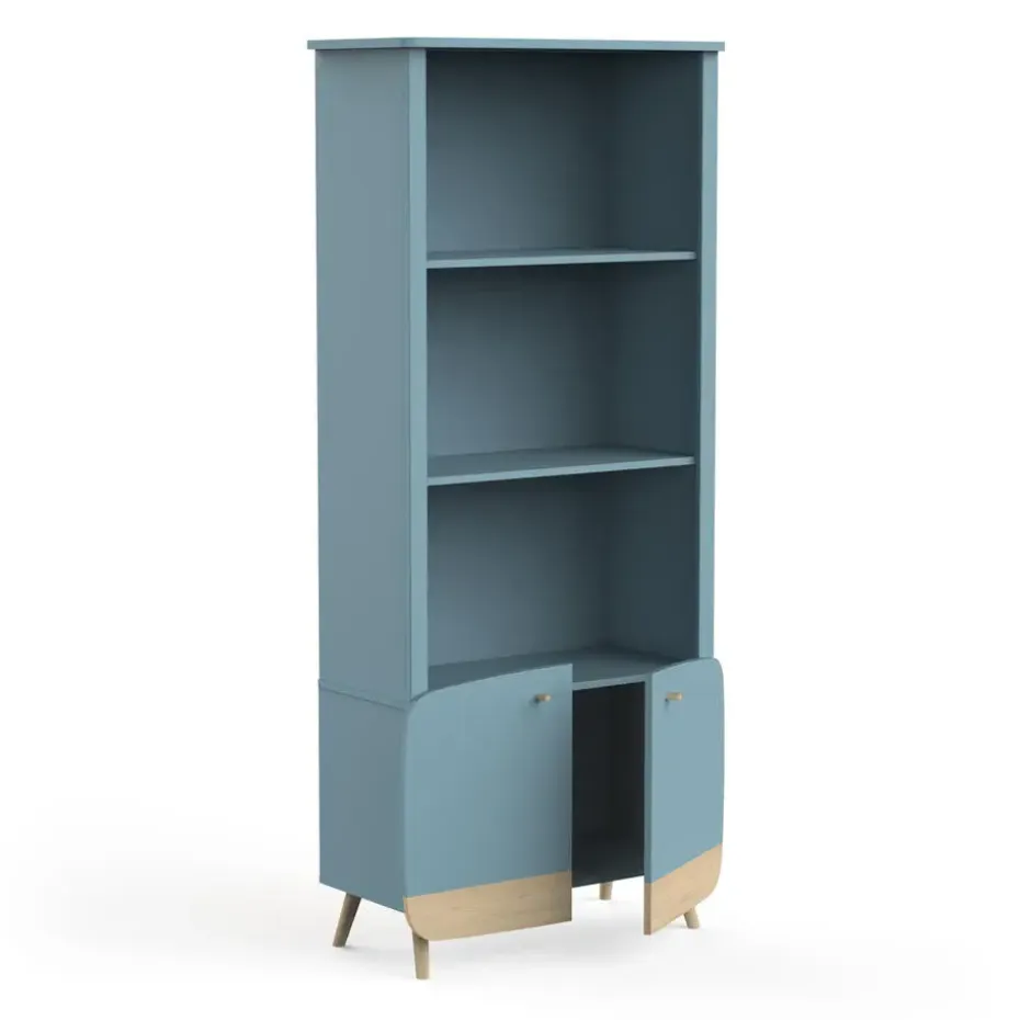 CALICOSY - Boekenkast FIRMIANA - 36,6x177x77,4 cm