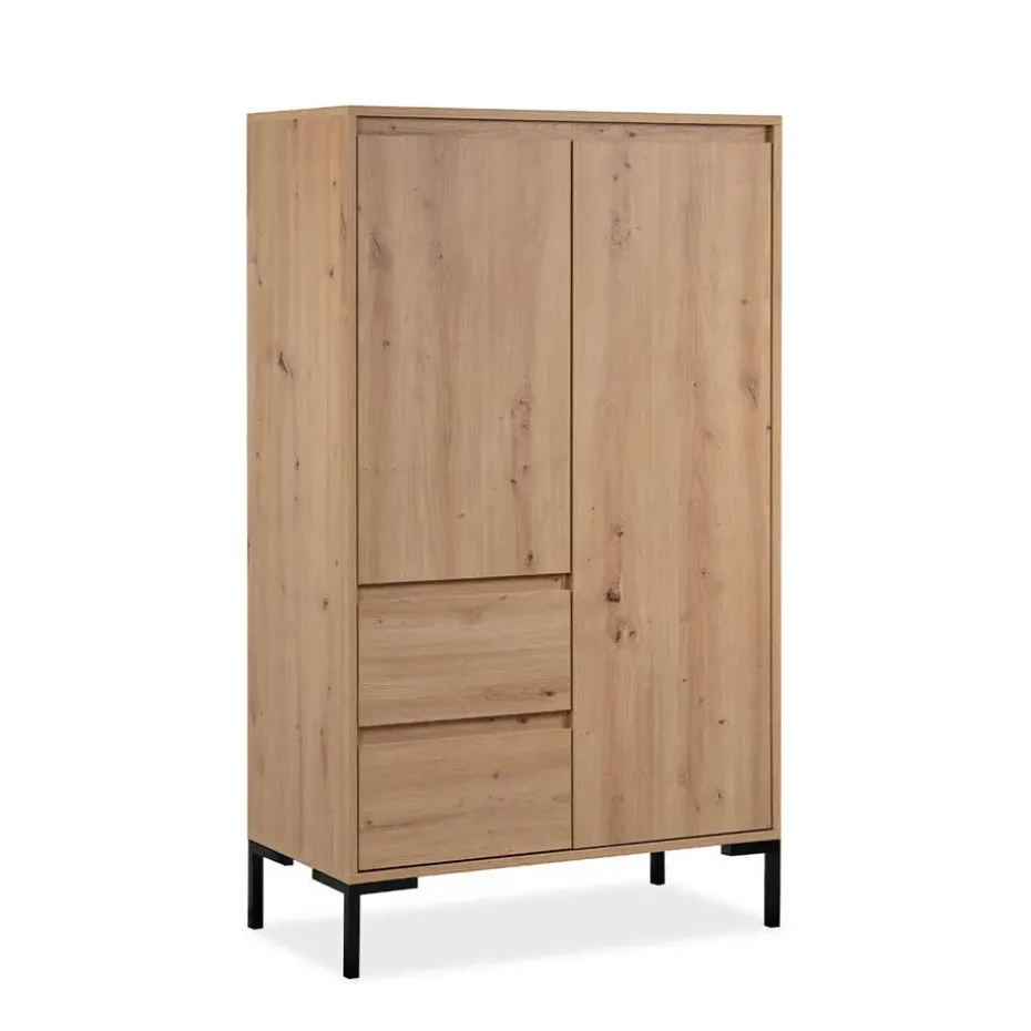 CALICOSY - Buffetkast PLOCK - Licht hout - 139x81x40 cm