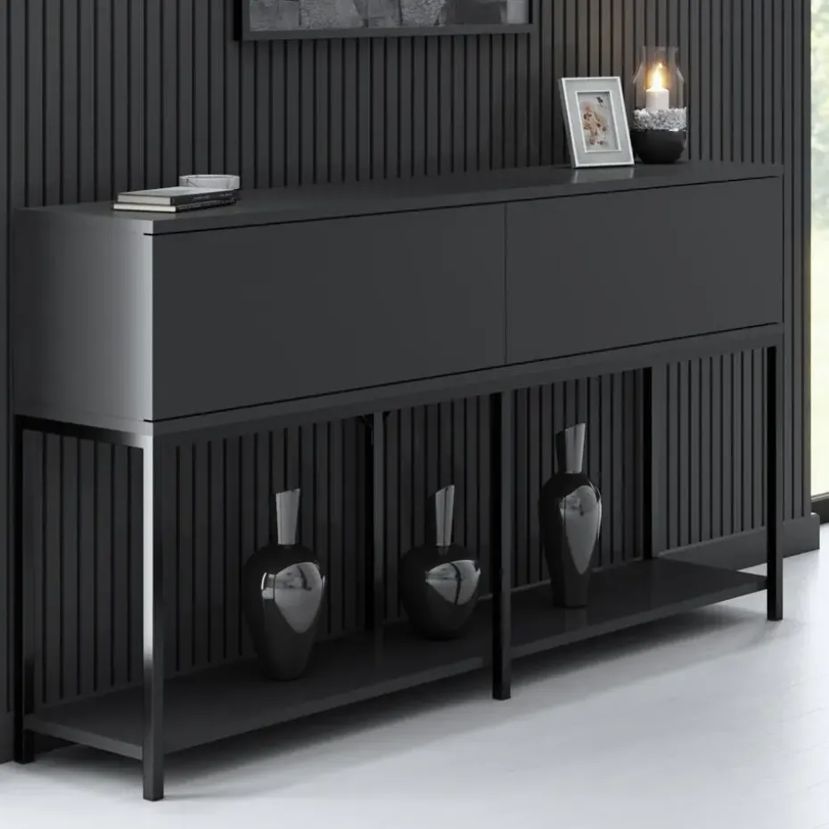 CALICOSY - Console 2 neerklapbare deuren LORD - 30x150x80 cm