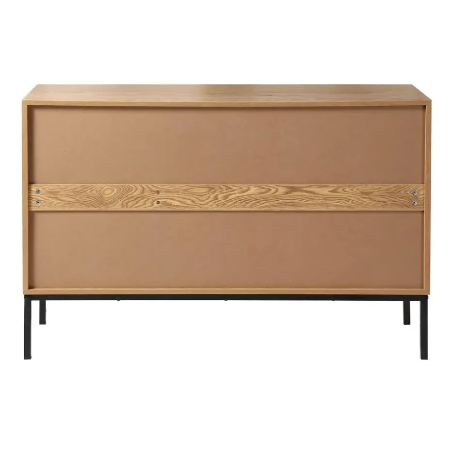 CALICOSY - Dressoir JAYA - Licht hout - 80x120x40 cm
