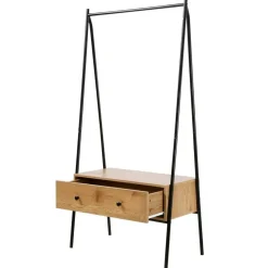 CALICOSY - Kledingkast JILL - Eikenhouten decor - 170x84x39 cm