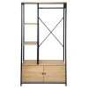 CALICOSY - Kledingkast LENNY - Eik - 167x90x40 cm