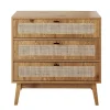 CALICOSY - Ladekast ALIA - Licht hout - 79x80x39 cm