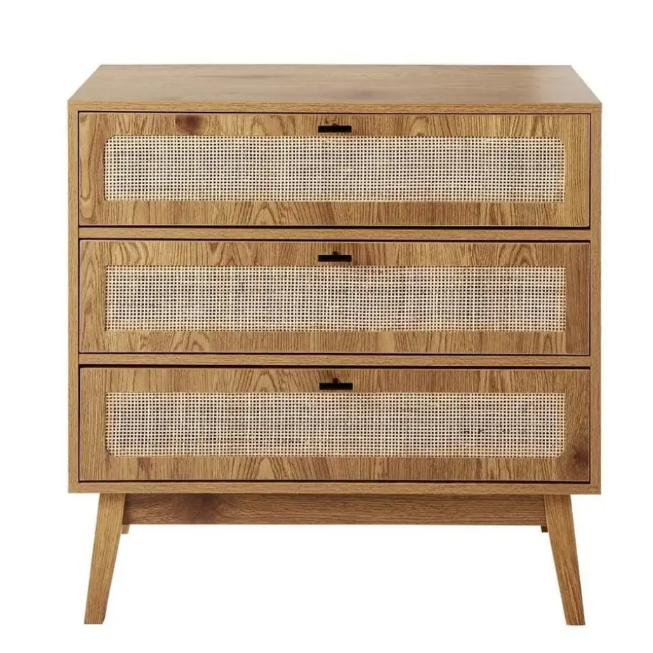 CALICOSY - Ladekast ALIA - Licht hout - 79x80x39 cm