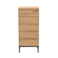 CALICOSY - Ladekast LENNY - Licht hout - 100x45x38 cm