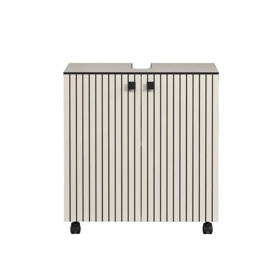 CALICOSY - Onderkast met wielen, 2 deuren PUREBLISS - 42x60x64 cm