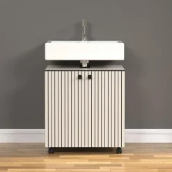 CALICOSY - Onderkast met wielen, 2 deuren PUREBLISS - 42x60x64 cm