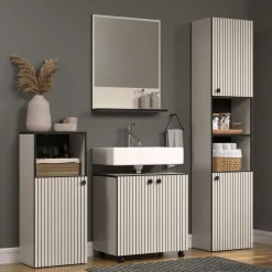 CALICOSY - Onderkast met wielen, 2 deuren PUREBLISS - 42x60x64 cm