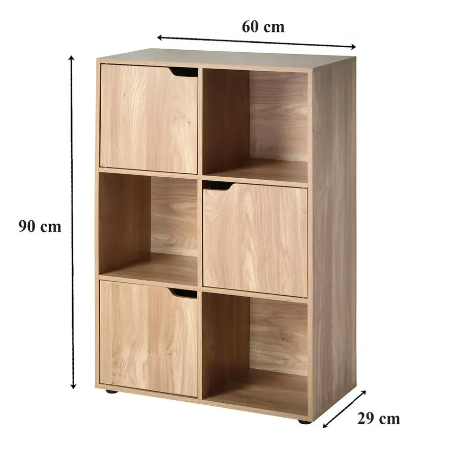 CALICOSY - Opbergkast MODU - Hout - 90x60x29 cm