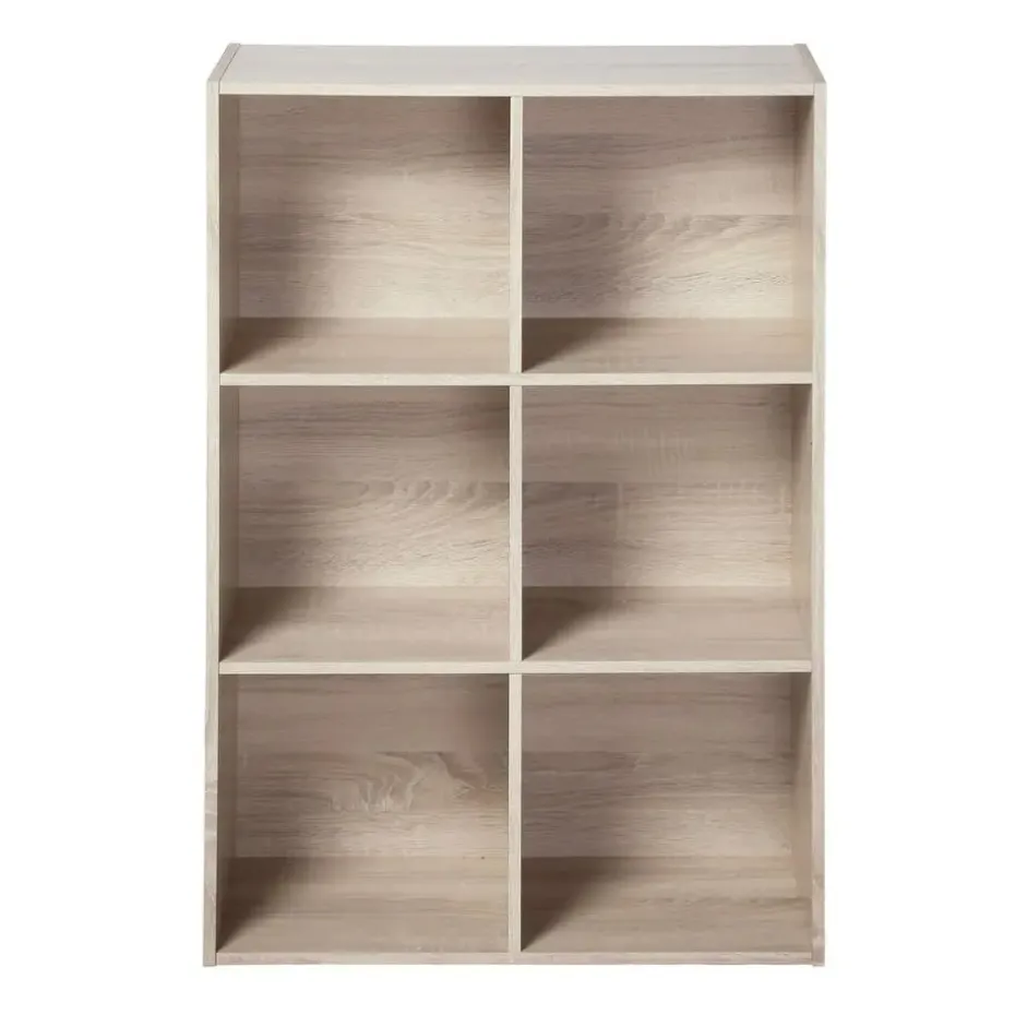 CALICOSY - Opbergplank - Licht hout - 91.5x61.5x29.5 cm