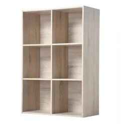 CALICOSY - Opbergplank - Licht hout - 91.5x61.5x29.5 cm