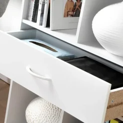 CALICOSY - Opbergplank met 4 compartimenten - 29,5x62x80 cm