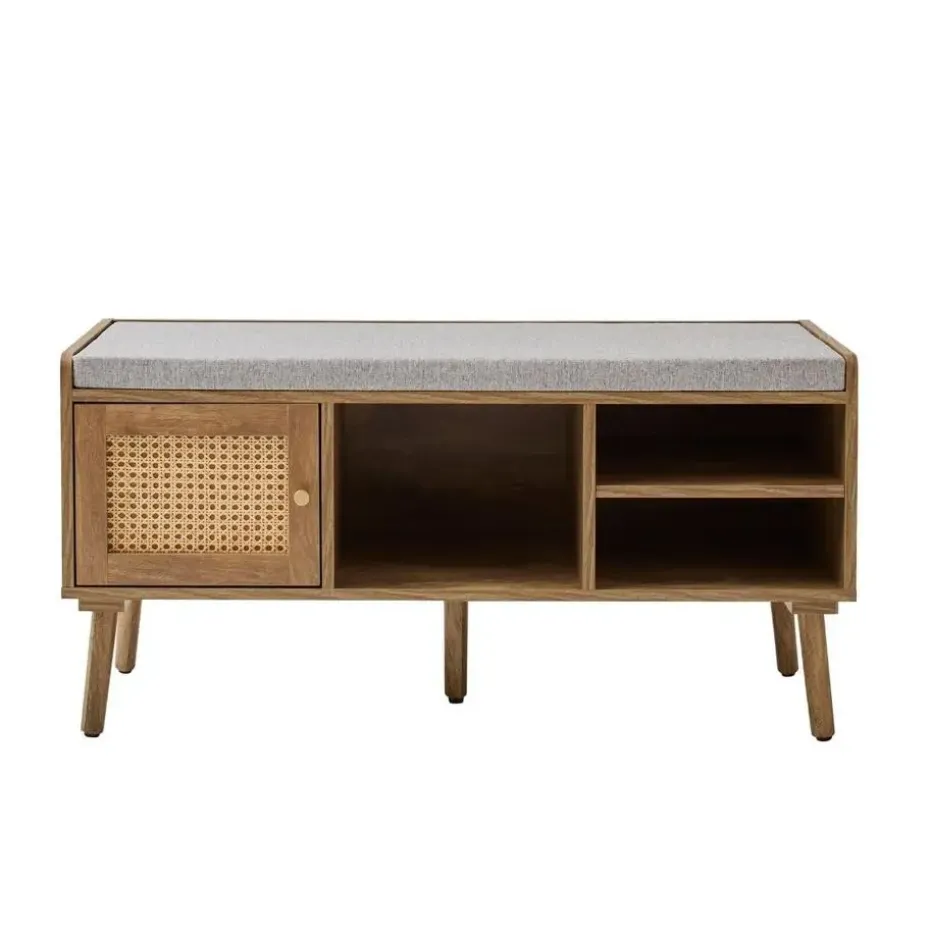 Calicosy - PALMO Bank - B100 cm - Licht hout 100 cmx39 cmx49 cm