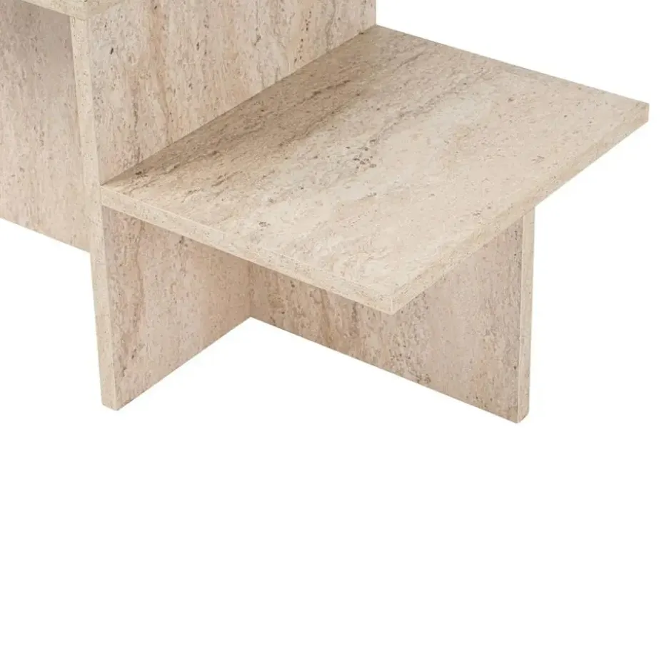 CALICOSY - Salontafel HARMONY - Travertijn - 40x77x40 cm