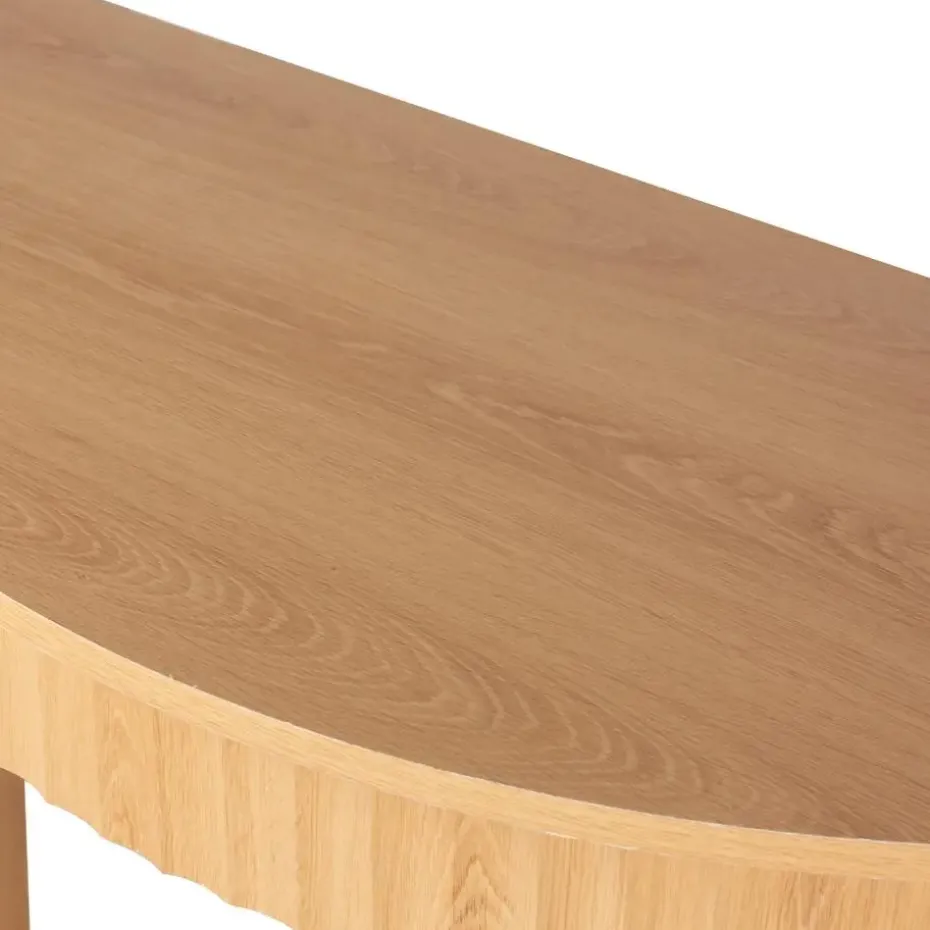 CALICOSY - Sidetable BOLOGNE - Licht hout - 76x100x40 cm