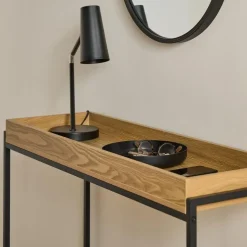 CALICOSY - Sidetable JESSIE - Licht hout - 90x100x30 cm