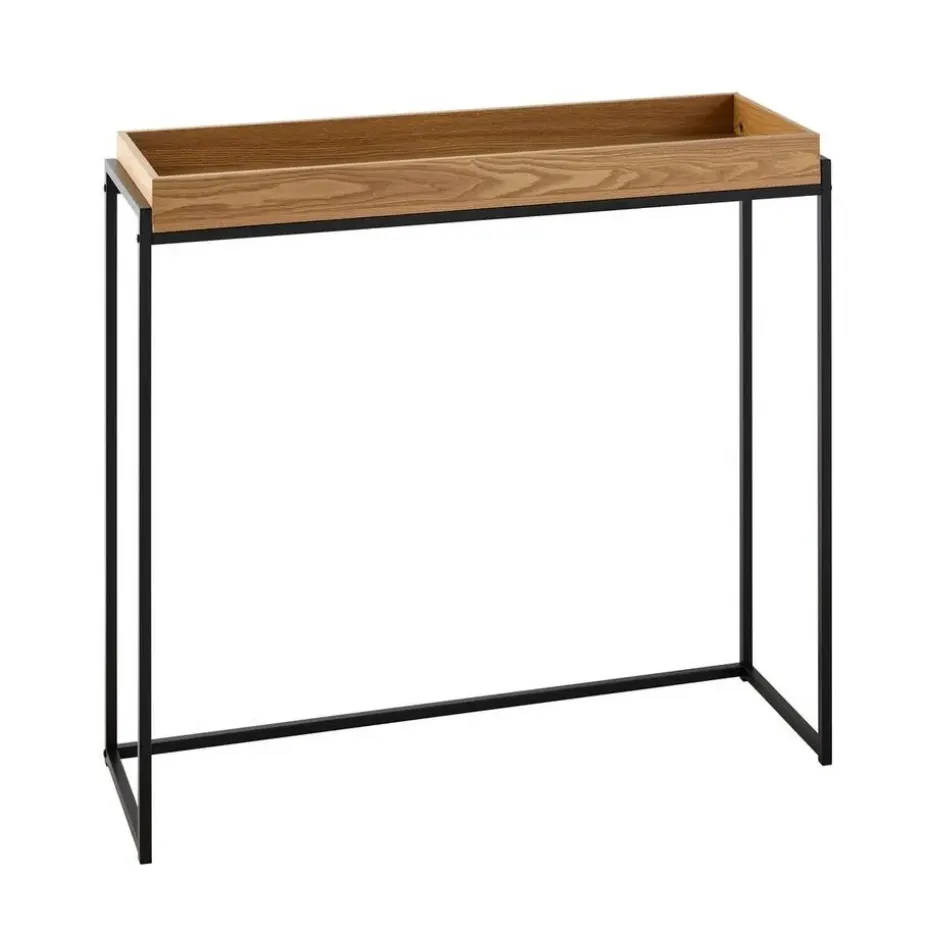 CALICOSY - Sidetable JESSIE - Licht hout - 90x100x30 cm