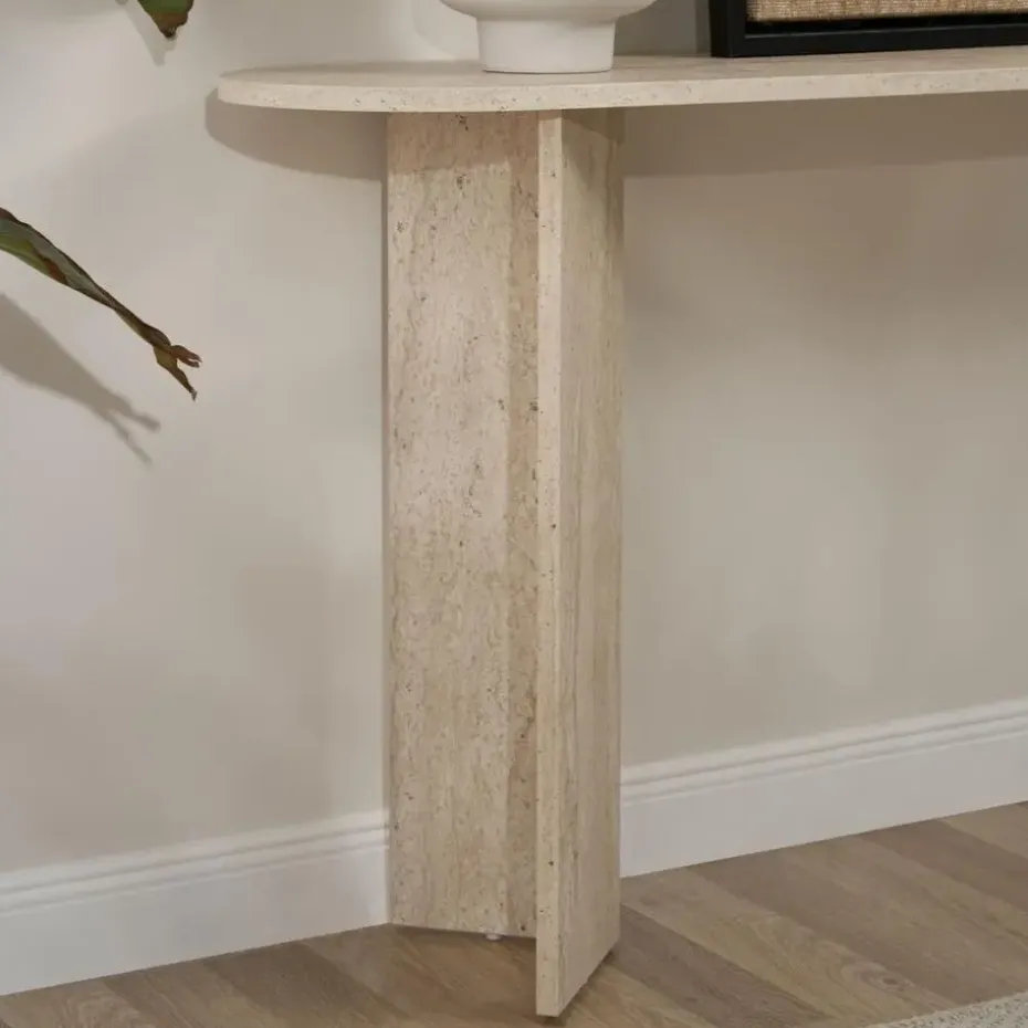 CALICOSY - Sidetable SIRA - Travertijn - 75x150x35 cm