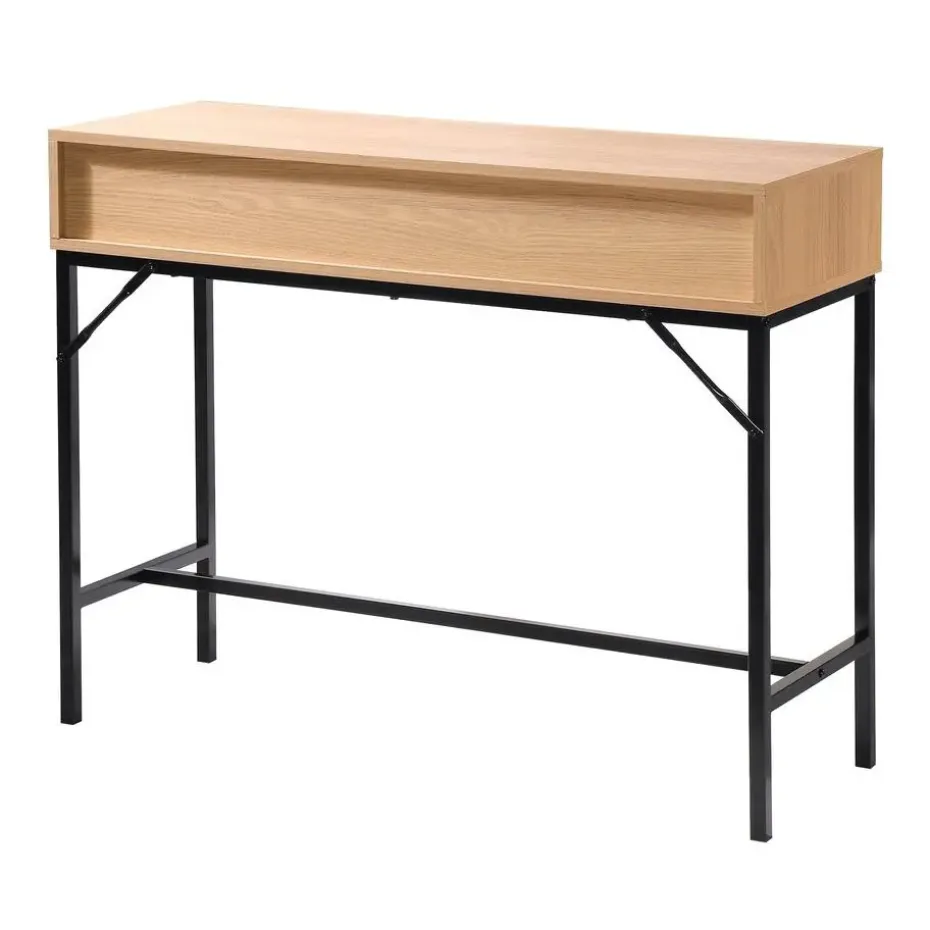 CALICOSY - Sidetable TARA - Licht hout - 80x100x35 cm