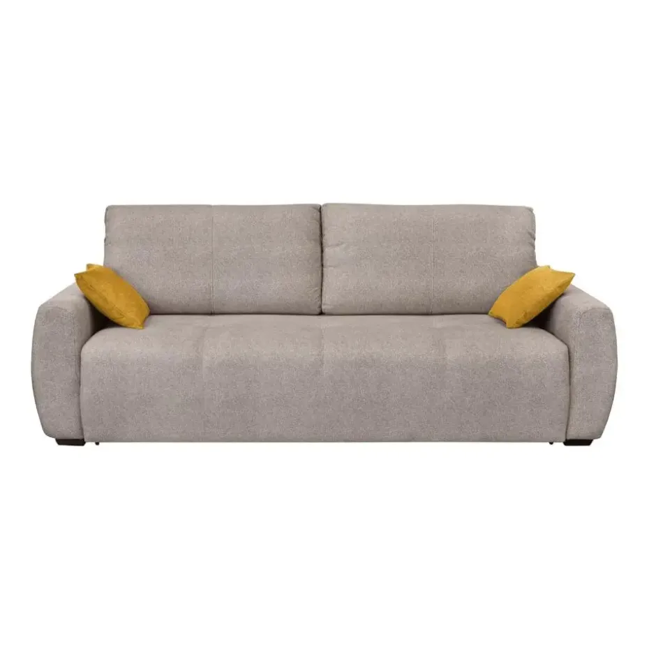 CALICOSY - Slaapbank ALBA - Beige - 76x246x112 cm