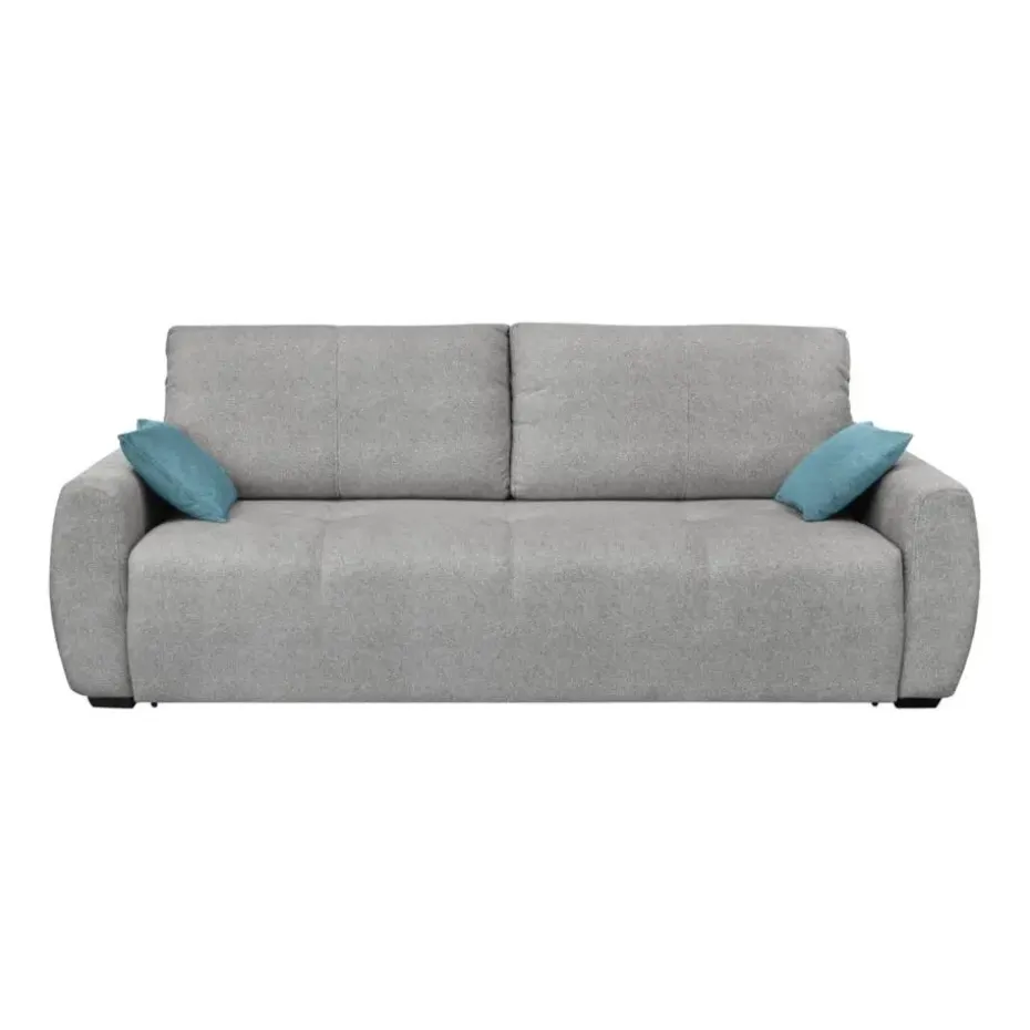 CALICOSY - Slaapbank ALBA - Grijs - 76x246x112 cm