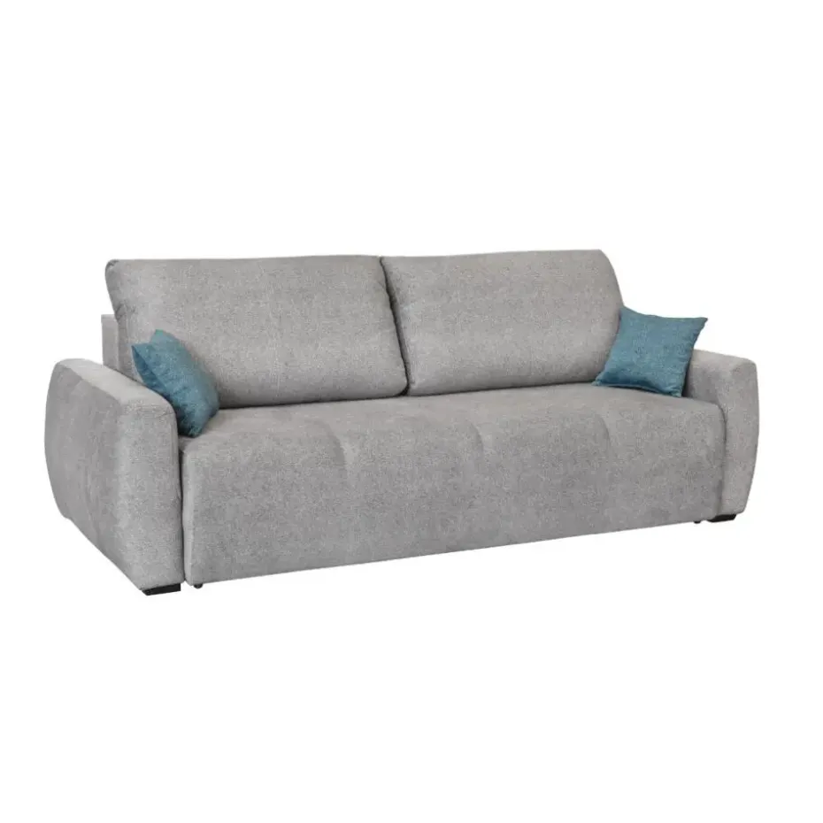 CALICOSY - Slaapbank ALBA - Grijs - 76x246x112 cm