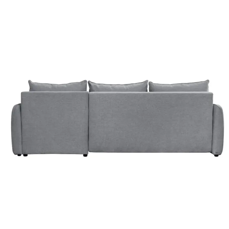 CALICOSY - Slaapbank NAOMI - Grijs - 90x260x175 cm