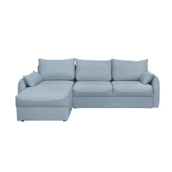 CALICOSY - Slaapbank NAOMI - Blauw - 90x260x175 cm