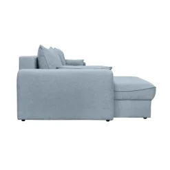 CALICOSY - Slaapbank NAOMI - Blauw - 90x260x175 cm