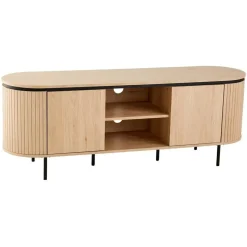 CALICOSY - TV-Meubel MALAGA - Licht hout - 55x150x40 cm