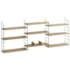 CALICOSY - Wandrek LABA - Licht hout - 85x216x20 cm