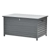 Cambridge kussenbox - aluminium - 155x97xH82,5 cm - carbon black