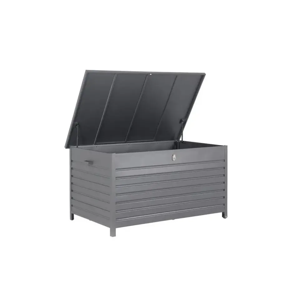 Cambridge kussenbox - aluminium - 155x97xH82,5 cm - carbon black