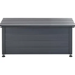 CAMPALTO - Kussenbox - Donkergrijs - 113 x 50 cm - Aluminium