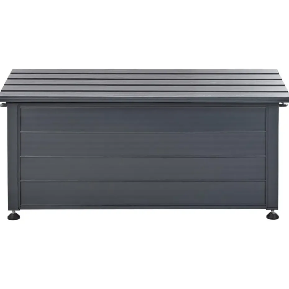 CAMPALTO - Kussenbox - Donkergrijs - 113 x 50 cm - Aluminium