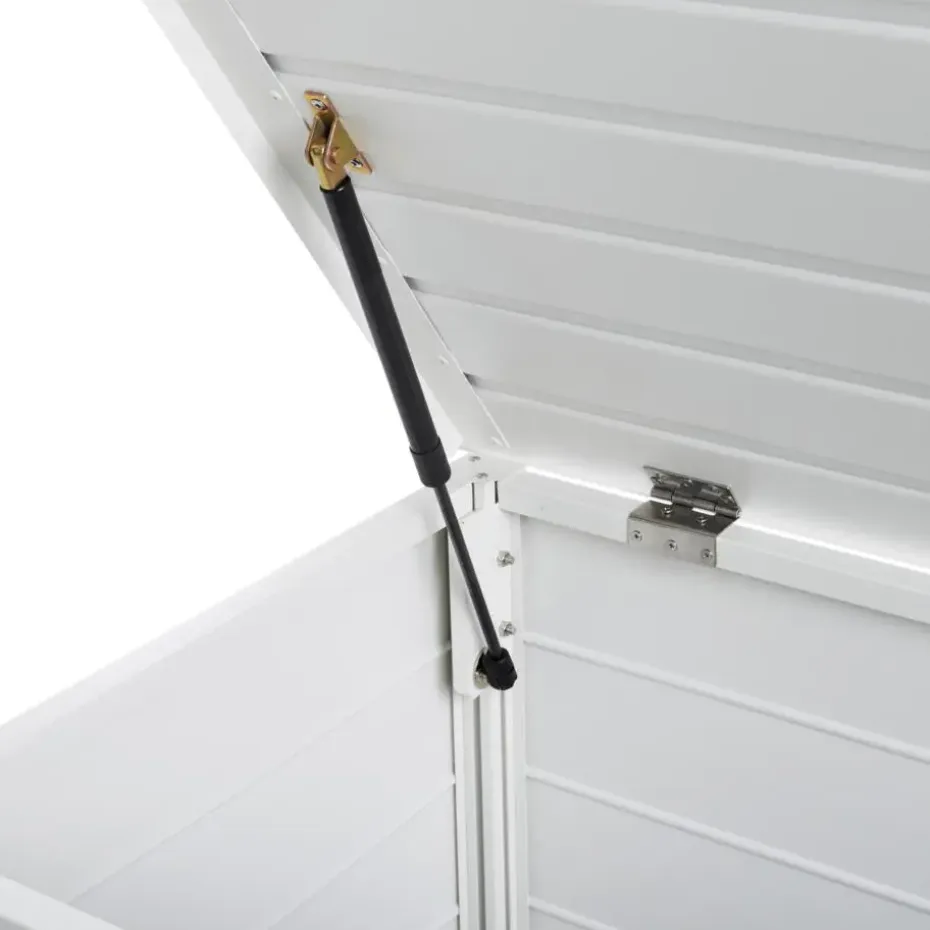 CAMPALTO - Kussenbox - Wit - 123 x 60 cm - Aluminium