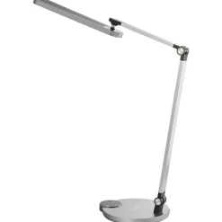 CAROY - Bureaulamp LED - Grijs - Synthetisch materiaal