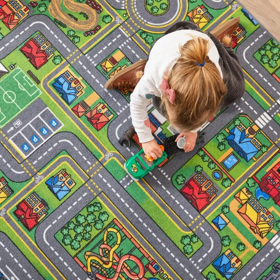 Carpet Studio Playcity Speelkleed - Meerkleurig - 140x200cm